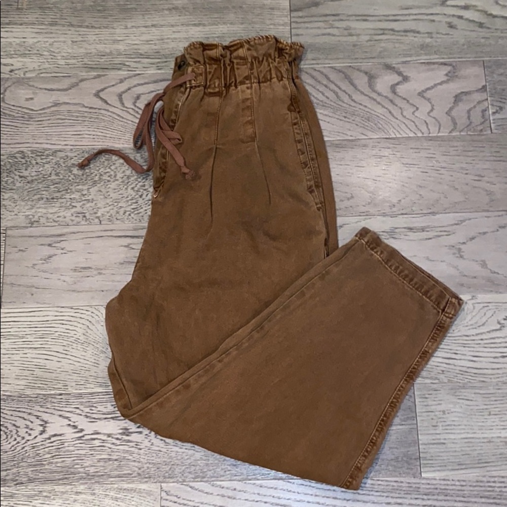 Free People Margate High Waist Pleated Trousers